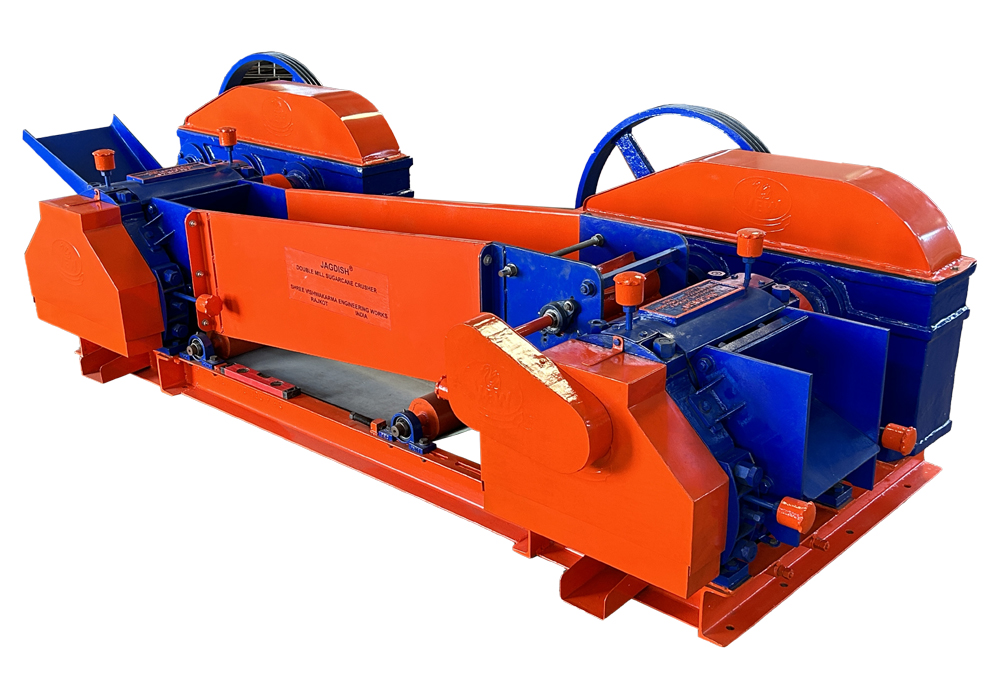 Double Mill Sugarcane Crusher